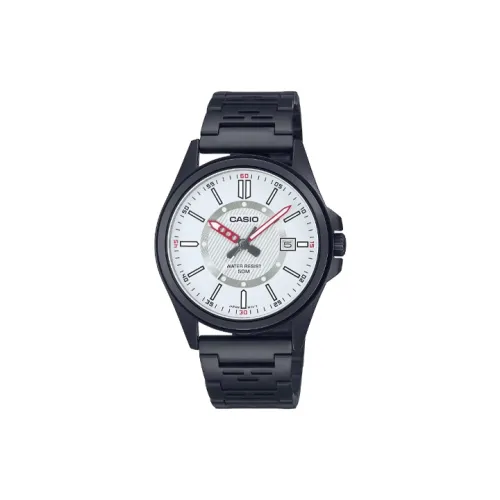 CASIO Standard Series Кварцевый механизм нержавеющая сталь ремешок мужские часы белый циферблат