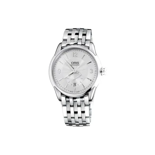 Oris Artist Series Автоматический Механический Механизм Мужские Часы Часы 40 мм Серебристый Циферблат Стальные Часы Стальной Ремешок