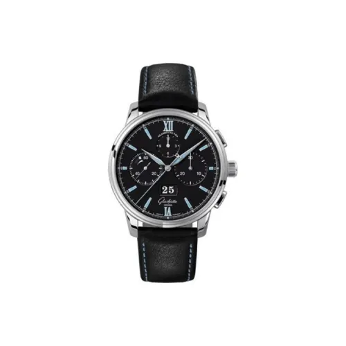 Glashütte Original Автоматический Механический Часы Мужские SENATOR 42 мм Черные