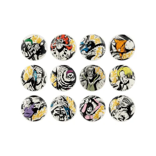 BANPRESTO ONE PIECE Ichiban Kuji Unbreakable Haidao I AWARD Керамика Пластина Значки