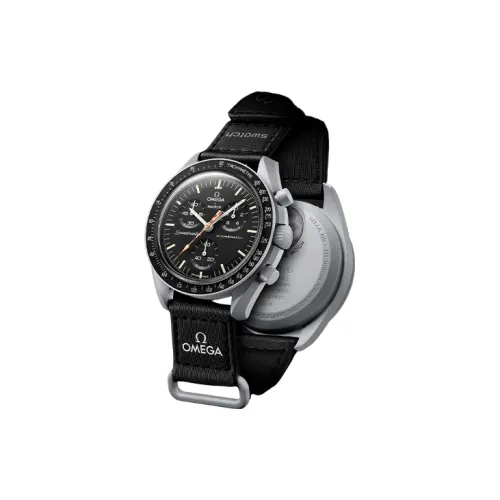 Swatch Quartz Механизм Унисекс Часы 42 мм Черный Циферблат