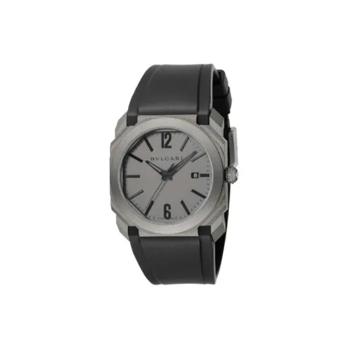 BVLGARI Автоматический Механический Механизм Мужские Часы 41 мм Серый
