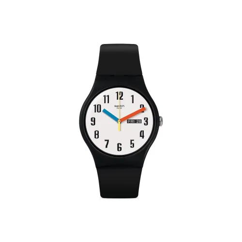 Swatch Quartz Movement Унисекс Часы 41 мм Белые