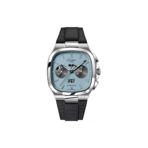 Glashütte Original Автоматический Механический Часы Мужские Винтажные 40мм*40мм Синий
