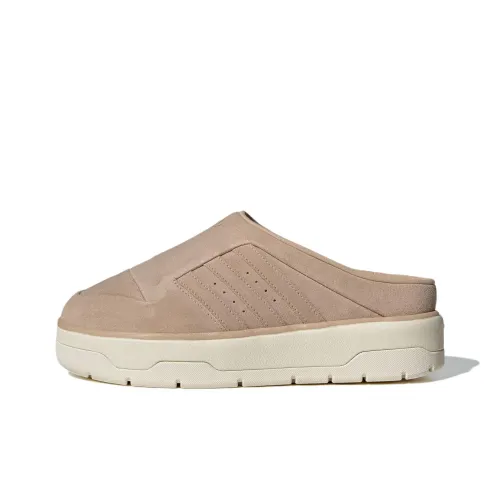 Adidas Originals Rivalry Резиновая подошва устойчивая к истиранию домашние тапочки для женщин цвет светло-янтарный белый