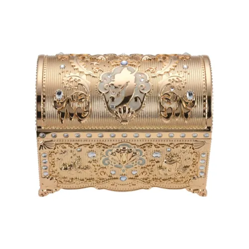 Disney Ariel Flounder SEBASTIAN Jewelry Box Мерч по IP Gold 9,8 см