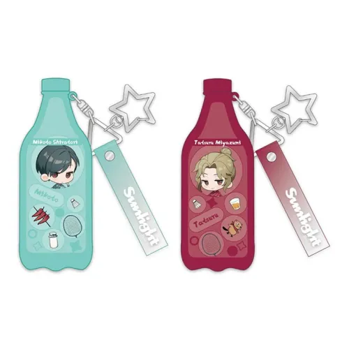 BEMOE Белый воротник Badminton Club Сода Bottle Shaker Акрил Подвеска Мерч по IP