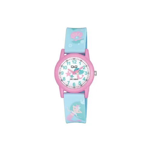 Q Q Кварцевый механизм резиновый ремешок часы 30 мм унисекс белый циферблат модель VR99 J012Y