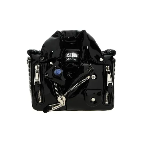 MOSCHINO Полиуретан Сумка через плечо Стандартная Женская Черная