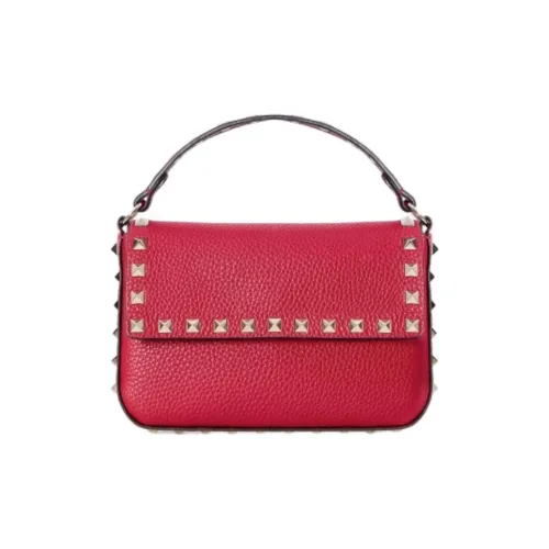 Valentino Кожа Сумка через плечо Женская Красная