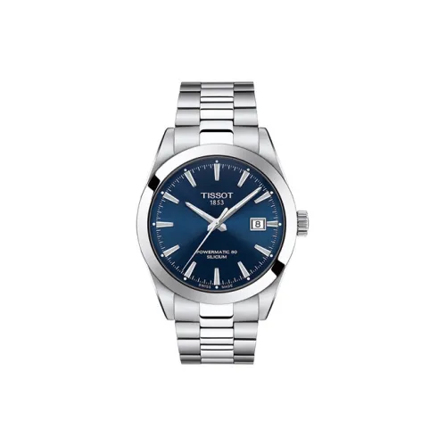 TISSOT Автоматический Механический Механизм Мужские Часы Windy Collection 40 мм Синий