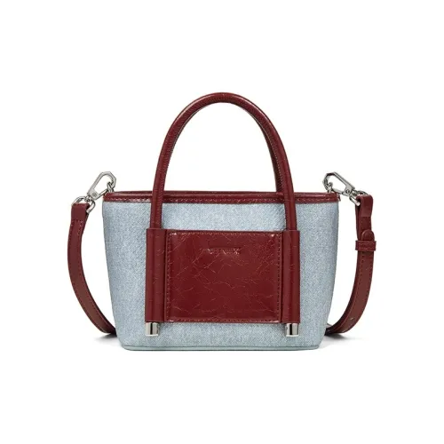 teenmix Коровья кожа с микрофиброй и синтетической кожей сумка через плечо сумка на плечо сумка-корзинка маленькая сумка