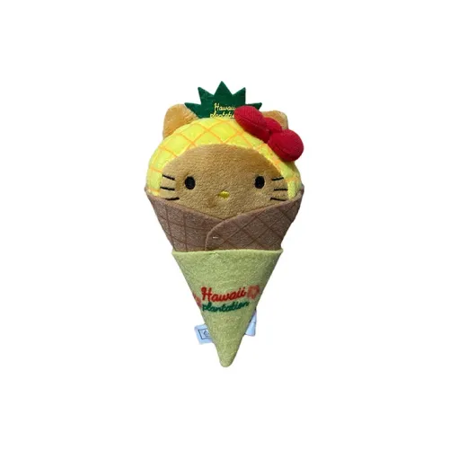 Санрио Hello Kitty Pineapple Farm Waffle Куклы Плюшевый Подвеска Трумпеты Высокие