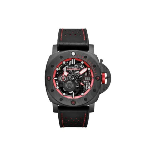 PANERAI Автоматический Механический Механизм Мужские Часы SUBMERSIBLE Collection 47 мм Скелет
