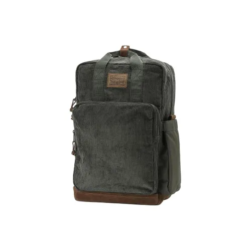 Levi's Полиэстер Рюкзак Большой Унисекс Темно-зеленый
