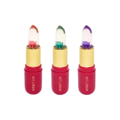 WINKY LUX Цвет меняющий Цветочный Бальзам для губ Трехкомпонентный Набор 3,6г*3