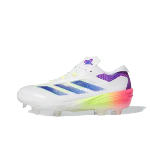 Adidas Adizero Impact Slip-Resistant Abrasion-Resistant Low-Top Training Shoes Men's White Blue Pink