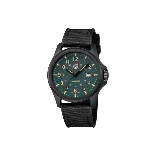 Luminox Кварцевый механизм Мужские часы 43 мм Зеленый