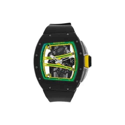 RICHARD MILLE Механизм с ручным заводом Мужские часы 50,23мм*42,7мм Скелет