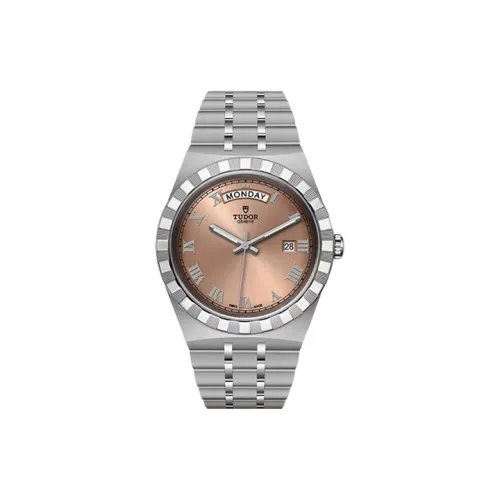 TUDOR Автоматический Механический Механизм Мужские Часы Royal Collection 41 мм Розовые