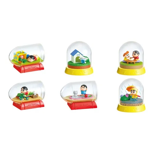 RE MENT Карандаш SHIN Chan Стекло Контейнер Коллекция Счастливый Every Day Счастливый Draw Целая коробка 6 шт