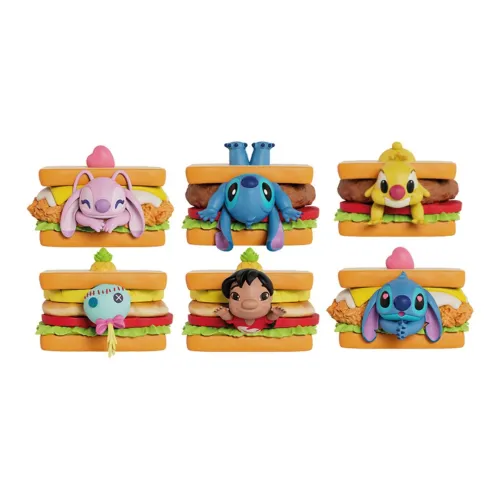 SOAP STUDIO Стич Disney Sandwich STACK A STACK Украшение Слепые коробки Один Mystery Коробка Целая коробка 6 шт