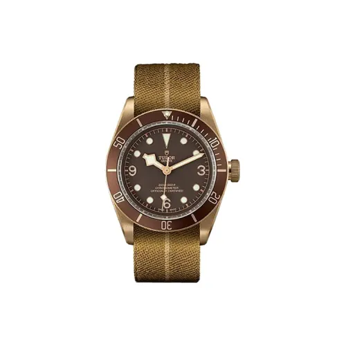 TUDOR BLACK BAY Collection Автоматический Механический Механизм Мужские Часы Часы 43 мм Кофейный Циферблат Часов