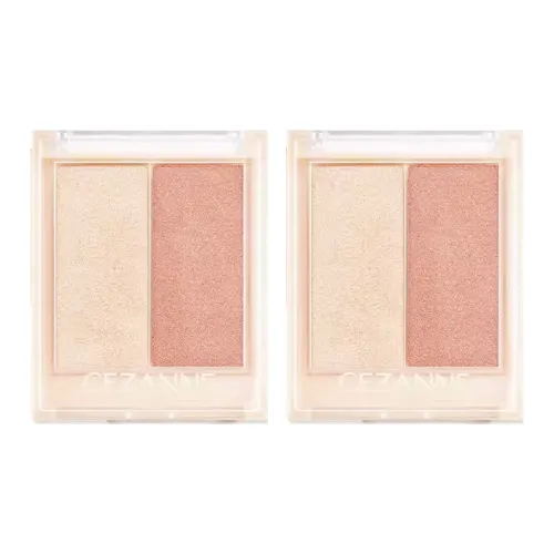 CEZANNE Двухтонный Хайлайтер Румяна Крем для лица 5,9г*2