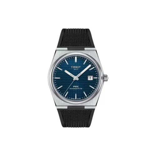 TISSOT Автоматический Механический Механизм Мужские Часы PRX Super Player Series 40 мм Синий