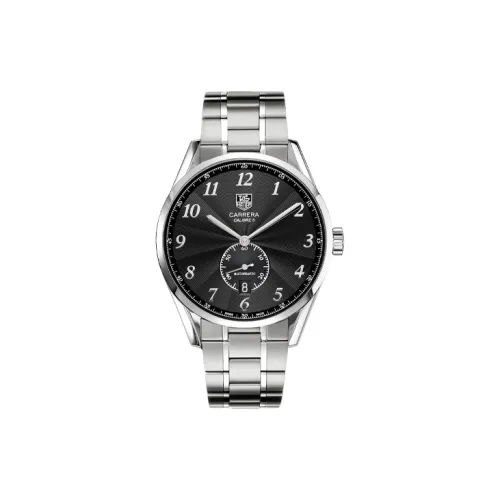TAG HEUER Автоматический Механический Механизм Мужские Часы Carrera Collection 39 мм Черные