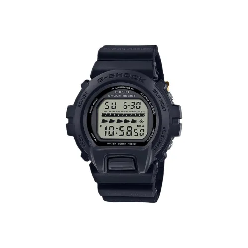 CASIO SQUAD Series G SHOCK Collection Кварцевый механизм Смольный ремешок Часы Мужские Черный циферблат