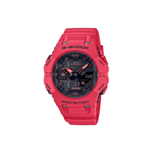 CASIO GA B001 Кварцевый механизм смольный ремешок часы 42,5*46*13,8 мм унисекс черный циферблат GA B001 4AJF