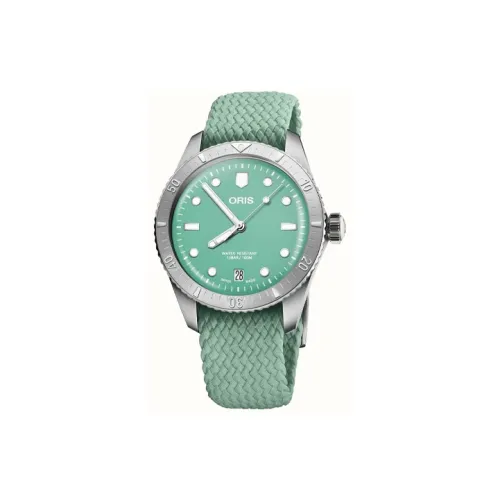Oris Dive 65 Replica Collection Автоматический Механический Механизм Унисекс Часы 38 мм Зеленый Циферблат