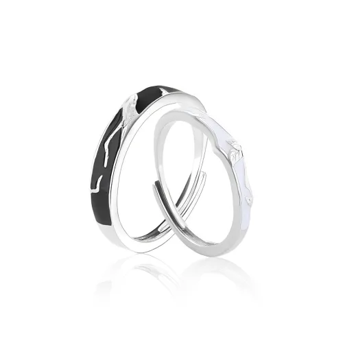 FOREVER MELODY Капля Глазурь Кольца Унисекс Серебряный