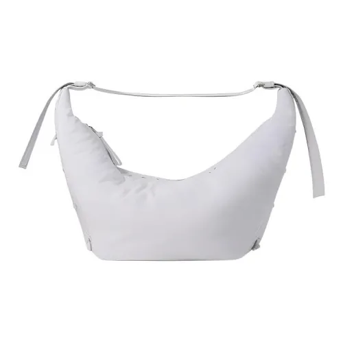 Lemaire Нейлон Портативная Сумка через плечо Сумка на плечо Большая Унисекс Серый Белый