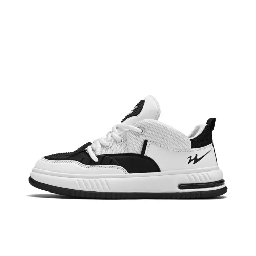 Binary Low Топ Скейтборд Кроссовки Мужские Белый Черный