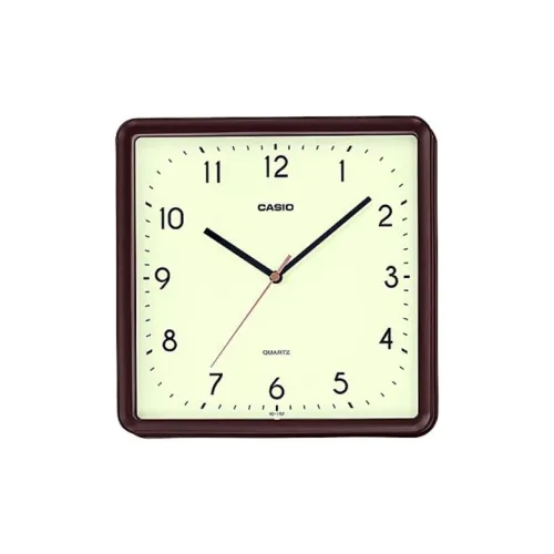 CASIO Кварцевый механизм Смола Деревянный Будильник Унисекс Желтый