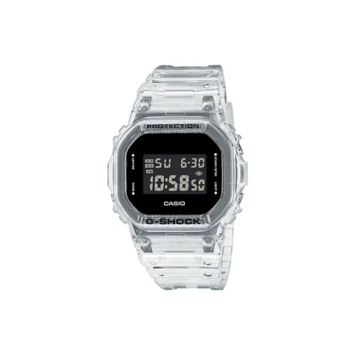 CASIO SQUAD Series SHOCK Ice Resilience Collection Кварцевый механизм Смольный ремешок Часы Мужские Черный циферблат