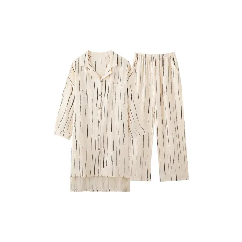 Dream Heart Пижамный комплект женский абрикосовый