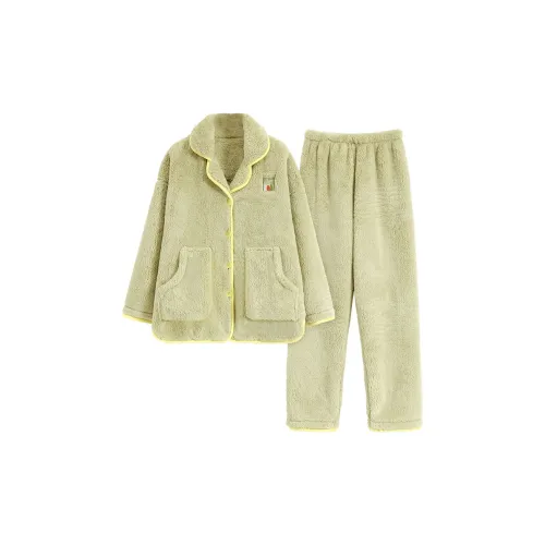 The Story Of The Flower Season Пижамный комплект женский светло-зеленый