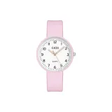 Розовый + Белый циферблат с ночной светящейся точкой