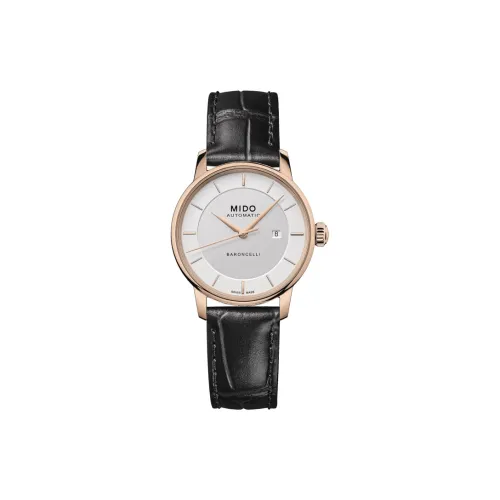MIDO Автоматический Механический Movement Женские Baroncelli Часы 30MM Серые