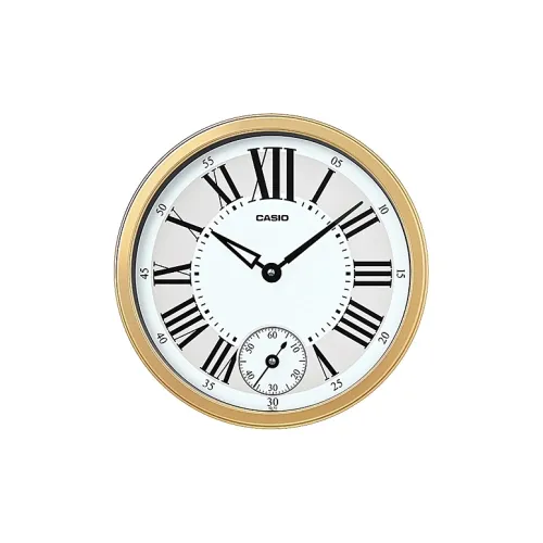 CASIO Кварцевый механизм Смола Оболочка Стена Часы Унисекс Белый IQ 70 9