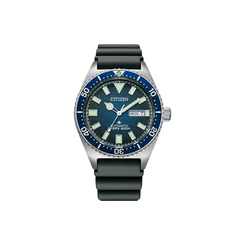 CITIZEN Promaster Collection Механический механизм Резиновый ремешок Часы Мужские Синий циферблат NY0129 07L