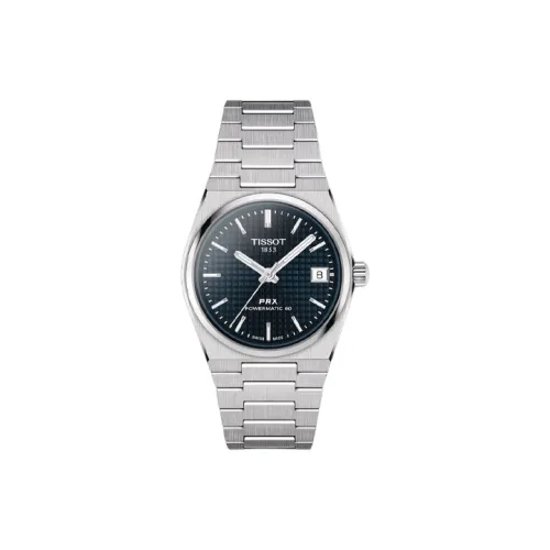 TISSOT Автоматический Механический Механизм Мужские Часы PRX Super Player Series 35 мм Синий