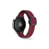 Магнитный квадрат, ремешок из силикона, бургундский цвет