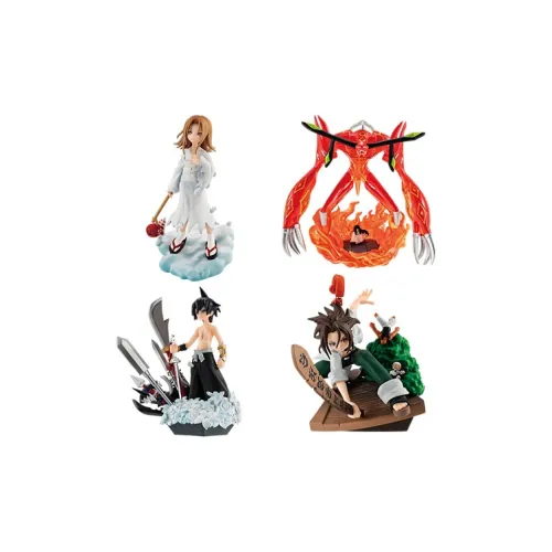 MegaHouse Petitrama Король Шаманов Over Soul Lucky Draw Целая Коробка 4 шт