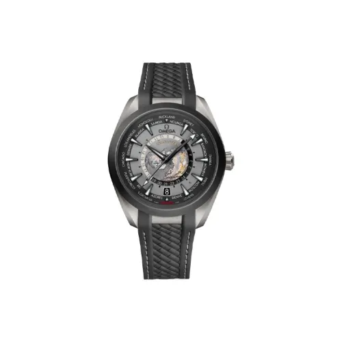 OMEGA Автоматический Механический Часы Мужские AQUA TERRA 150 метров, 43 мм, Серый