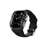 Шпилька [Прозрачный черный + Черный ремень]