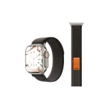 【Титан Оранжевый】Защитный чехол + [Черный с Серым] ремешок для активного отдыха